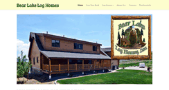 Desktop Screenshot of bearlakeloghomes.com